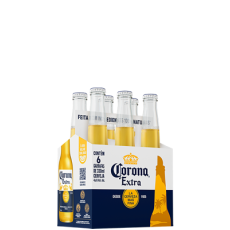 CERVEJA CORONA EXTRA LONG NECK 330ML C/6UN                                       