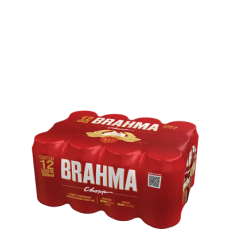 CERVEJA BRAHMA LATA 350ML C/12UN                 