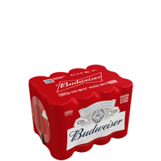 CERVEJA BUDWEISER LATA 350ML C/12 UN                     