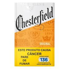 CIGARRO CHESTERFIELD LARANJA ORIGINAL LABEL               